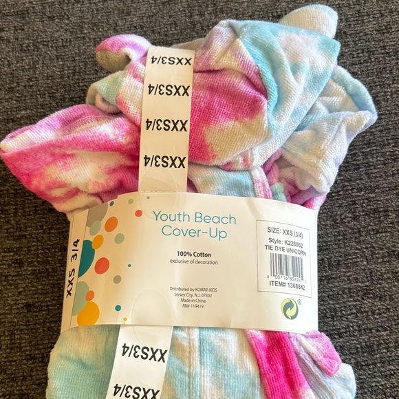 NWT Youth St Eve Beach Unicorn Cover Up - Picture 9 of 12